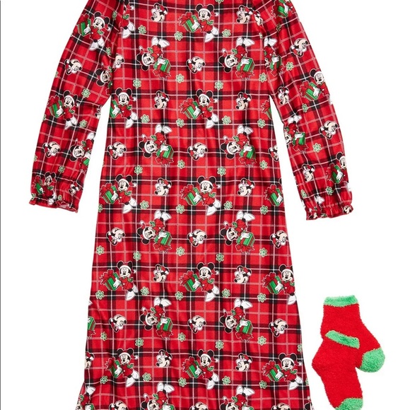 Minnie Mouse Nightgown & Matching Socks Set - Picture 6 of 6